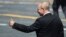 Russian President Vladimir Putin leaves Red Square after a military parade on June 24, 2020 that commemorated the 75th anniversary of the victory over Nazi Germany in World War II. 