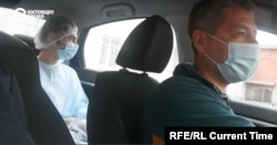 A lack of ambulances led to volunteer driver Sergei Bespalov taking paramedics from Irkutsk's polyclinic #15 on their daily rounds.