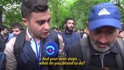 Armenian Protest Leader Nikol Pashinian: 'We're Taking Steps' Toward Change