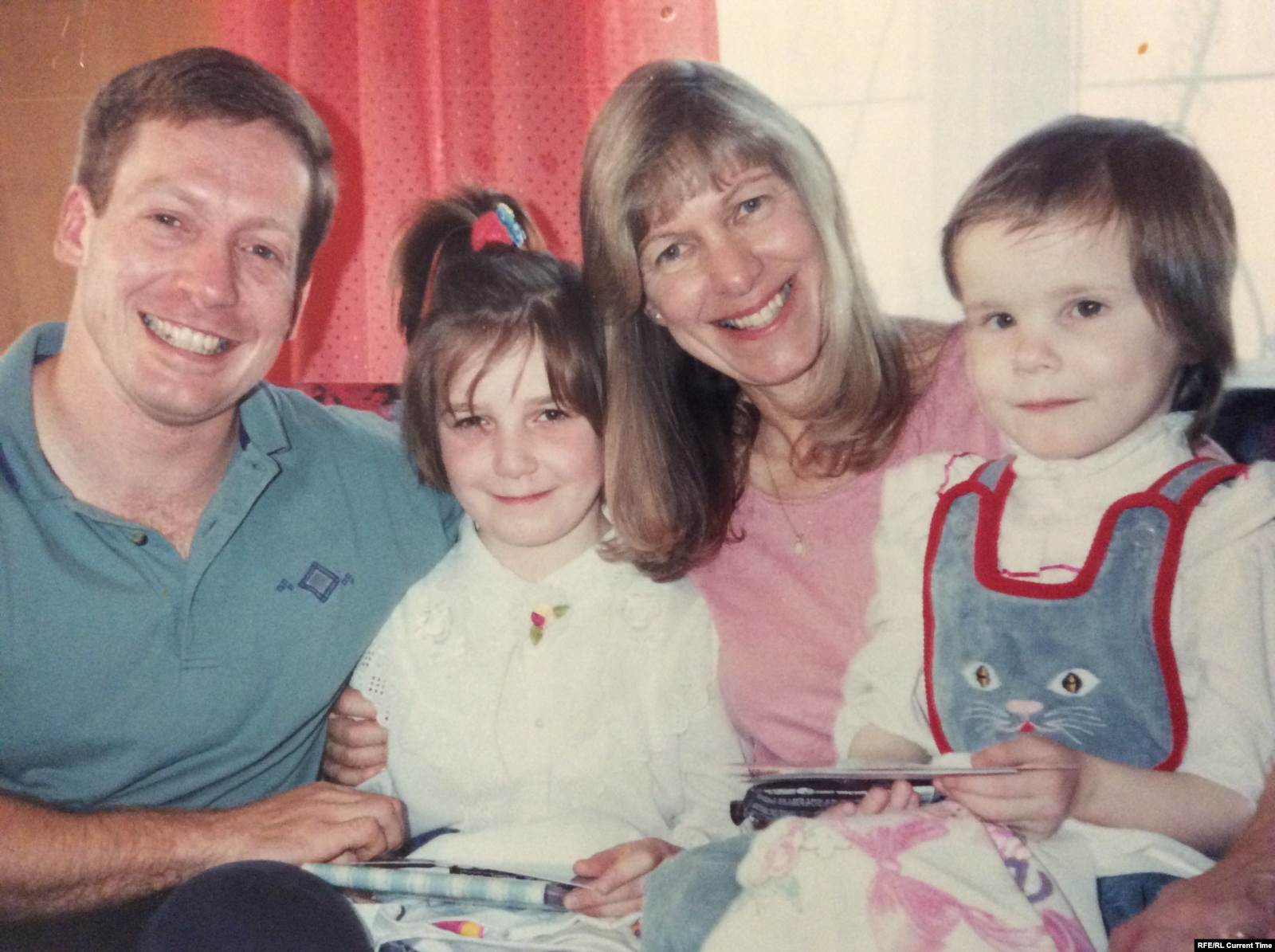 Саша и ее американская семья. Фото: личный архив