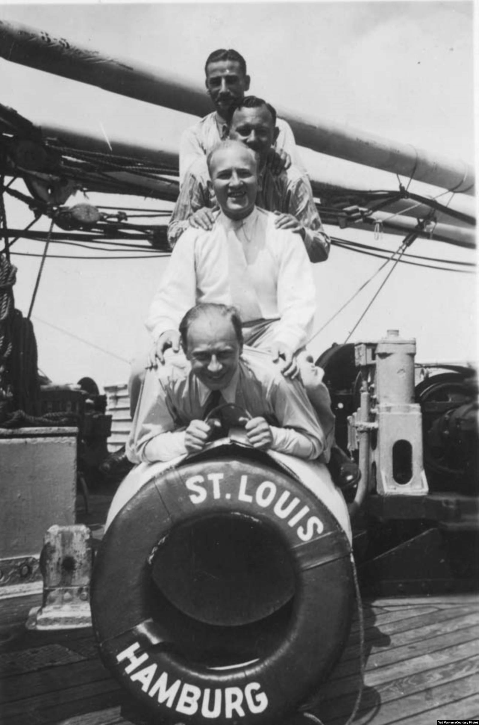 Беженцы на борту "Сент-Луиса". Фото: Yad Vashem