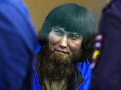 Anzor Gubashev in the Moscow District Military Court for sentencing on July 13, 2017