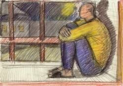 Prison Alphabet illustration by Andrei Mitenev