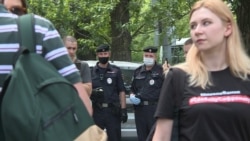 Activists Held After Protest In Support Of Detained Russian Journalist