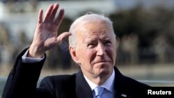 U.S. President Joe Biden at his January 20, 2021 inauguration 