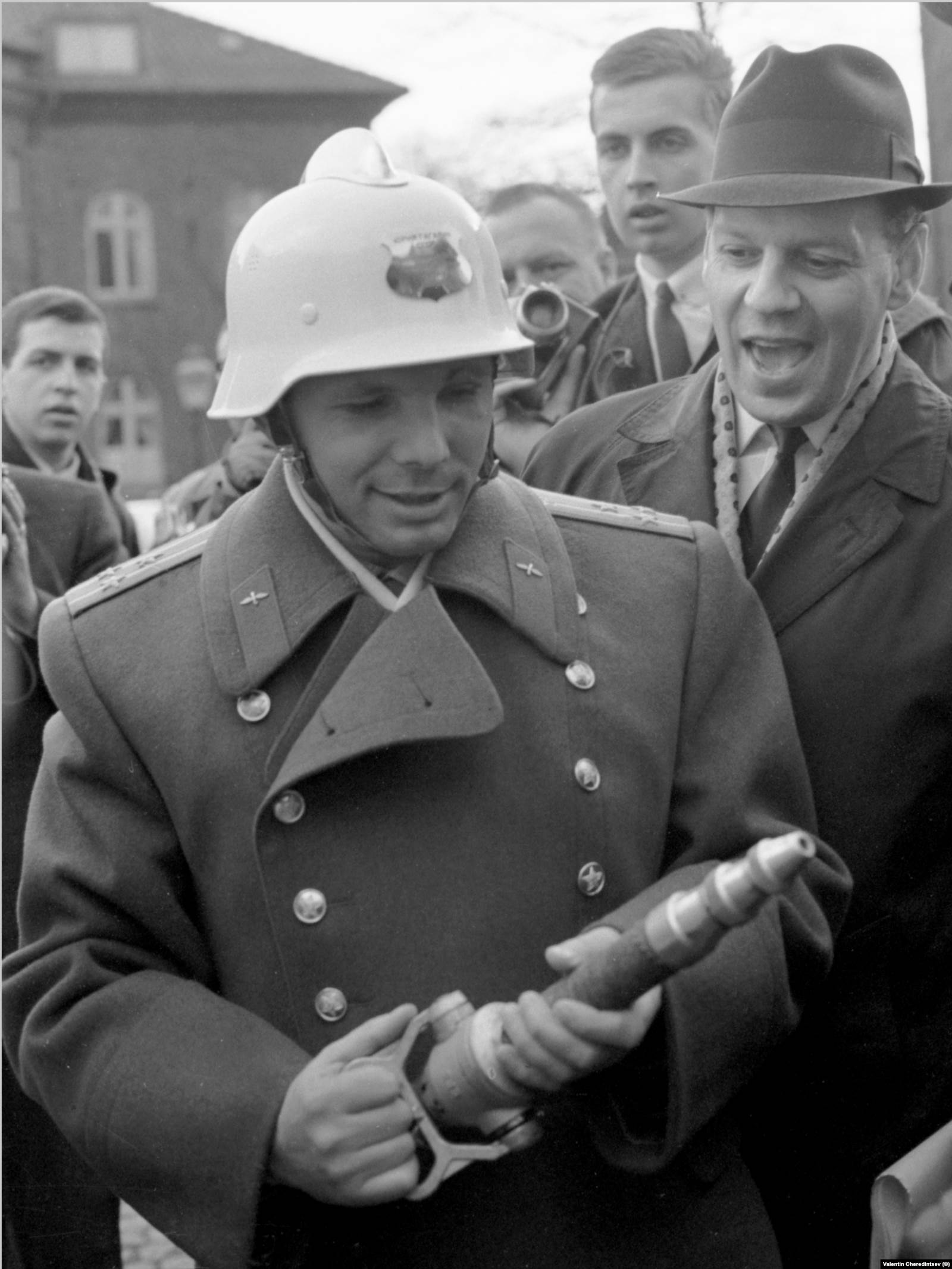 Юрий Гагарин в Мальмё, Швеция, 1964 год. Фото: Валентин Черединцев, ТАСС