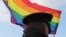 A law enforcement officer stands guard during the LGBT community rally "X St.Petersburg Pride" in central Saint Petersburg, Russia August 3, 2019. REUTERS/Anton Vaganov