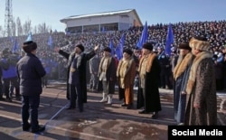 A theatrical performance for Sadyr Japarov's 2021 presidential campaign