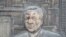 A bas-relief depicting Kazakhstan's first president, Nursultan Nazarbaev, was smeared with mud in Almaty during January 2022 protests triggered by a fuel price increase.