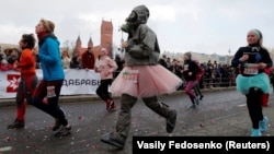 Amidst the coronavirus pandemic, women attended Minsk's March 8 Beauty Run race to mark International Women's Day.