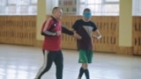 Belarus - blind soccer / blind football - Current Time documentary "The Coach," about Aleh Kirillou - screen grab